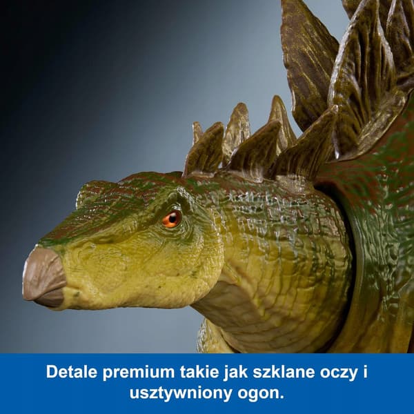COLLECTOR’S STEGOSAURUS DINOSAUR FIGURINE WITH A RIGID TAIL