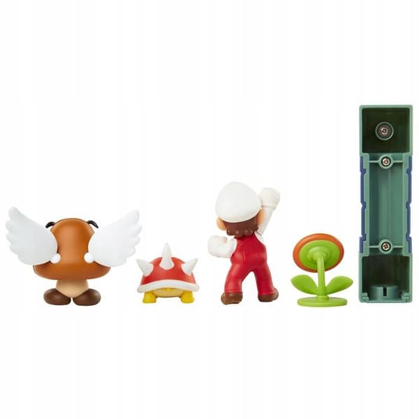 Super Mario Lava Castle + 4 minifigures set, ages 3+