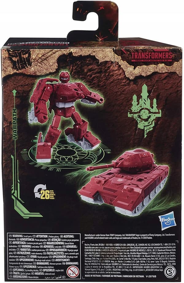 Transformers Warpath WFC-K6 War Cybertron Tank