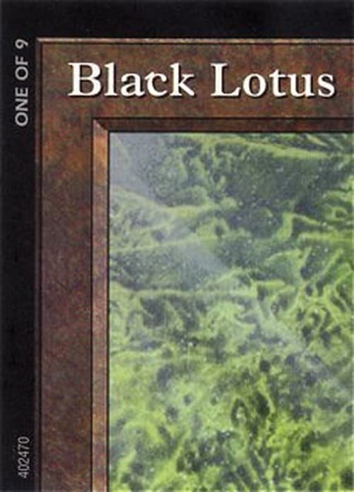 Magic: The Gathering Black Lotus Puzzle Card