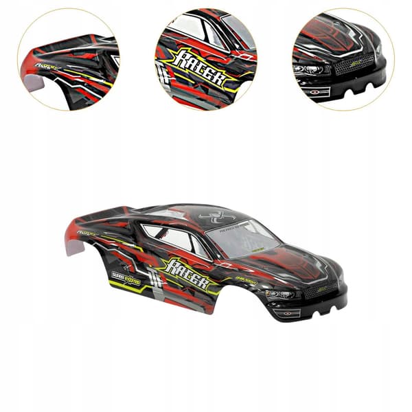 RC Car Body Shell: Stylish Upgrade, High Performance – Easy X16 SJ01 Red