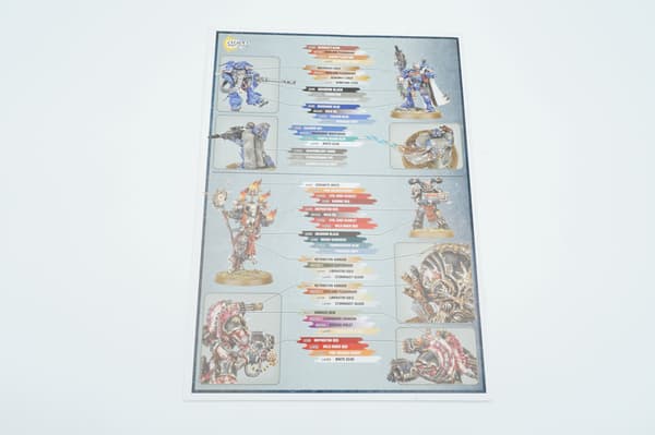 Warhammer 40k Schattenspeer set: brochure, booklet and decal