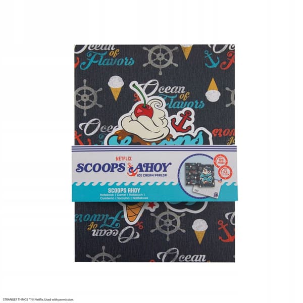 STRANGER THINGS NOTEBOOK SCOOPS AHOY SOFTCOVER