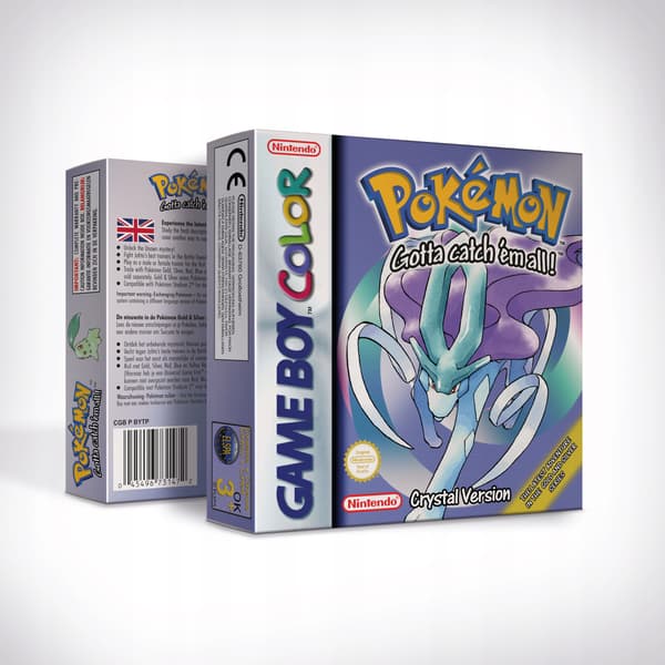 Pokémon Crystal EUR Reproduction Packaging Insert