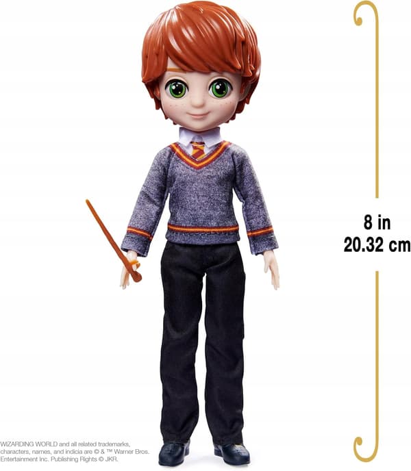 Harry Potter Ron Weasley 20cm figurine, Gryffindor wand