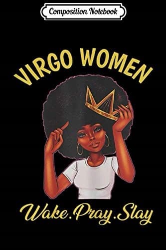 Composition Notebook: Women’s Virgo Zodiac August–September Birthday Gift Jo