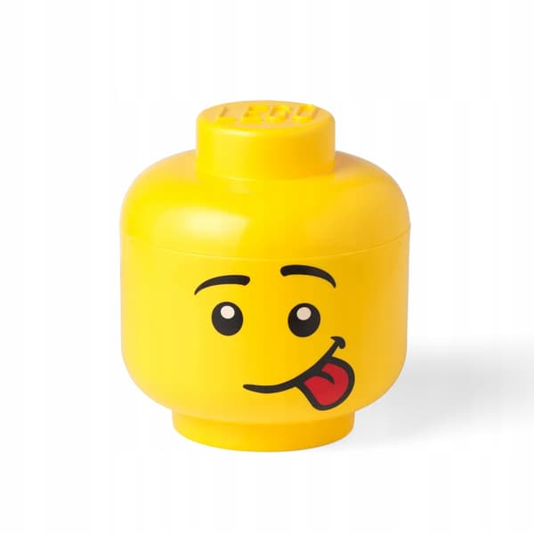 ORIGINAL LEGO CONTAINERS x3 SILLY HEAD TOY – S – M – L