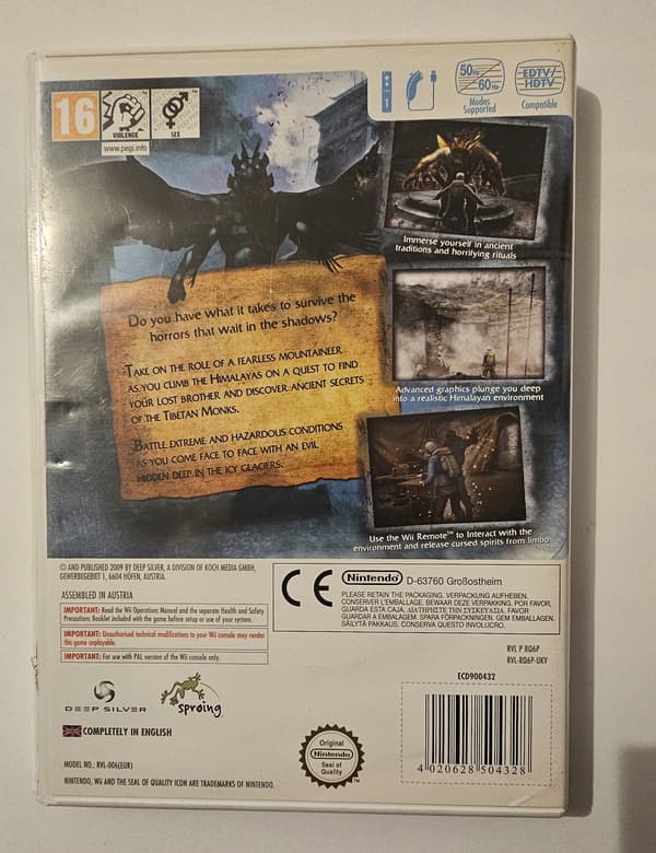 Cursed Mountain for Nintendo Wii