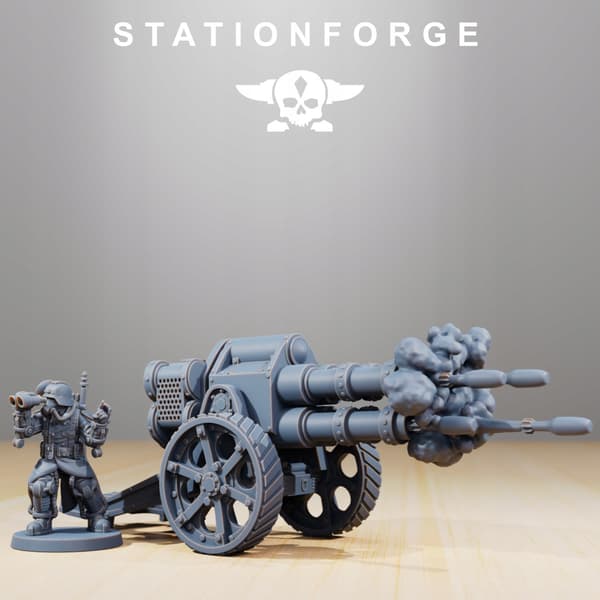 GrimGuard Light Artillery – Station Forge – 3D-utskrift
