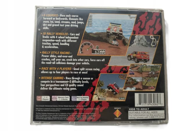 RALL CROSS PSX PS1 ENG NTSC U/C