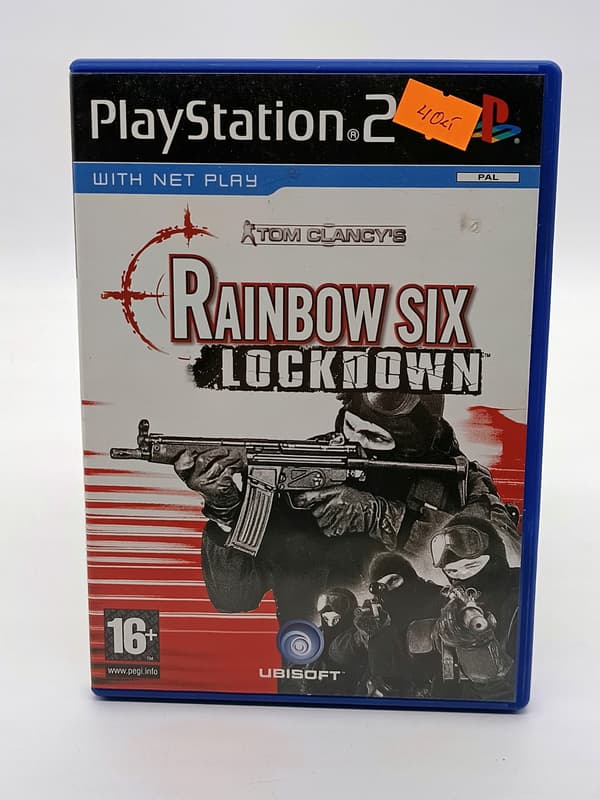 TOM CLANCY'S RAINBOW SIX LOCKDOWN game for Sony PlayStation 2 (PS2)