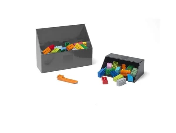 LEGO Dustpan Set with Diverter (Grey/Black) LEGO