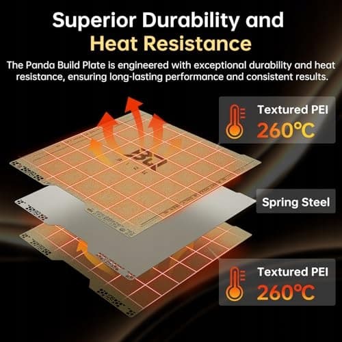 PEI BUILD PLATE FOR THE BAMBU LAB H2C PRINTER, TEXTURED ON BOTH SIDES