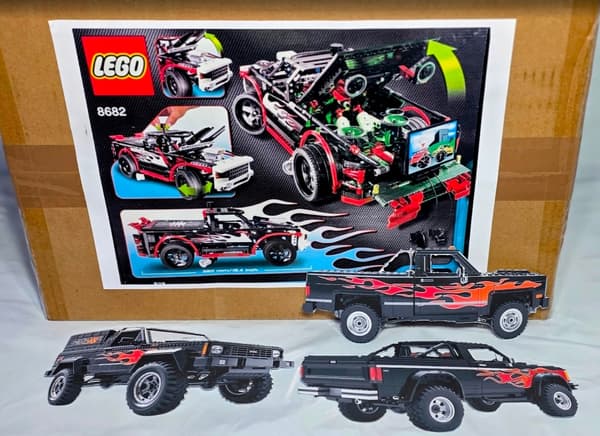 Lego Racers 8682 Nitro Intimidator – complete with instructions + 3 large stickers