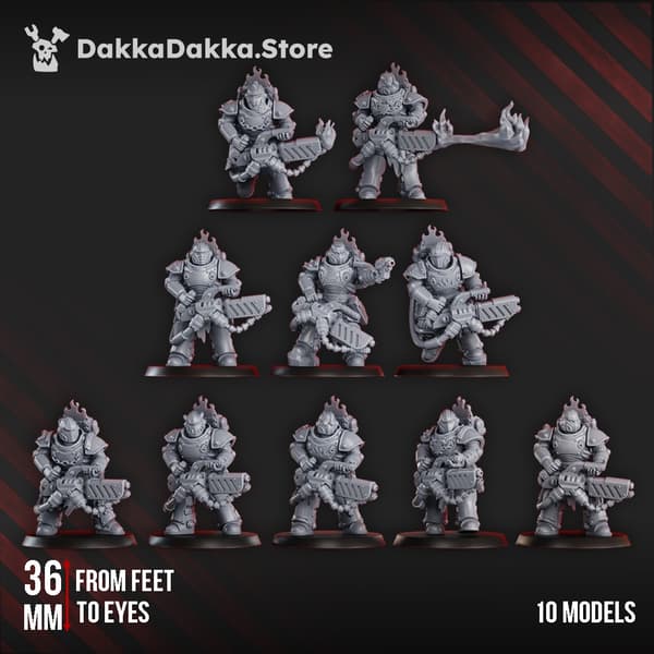 Ignisaurus Clan Team Ignitium x5 DakkaDakkaStore