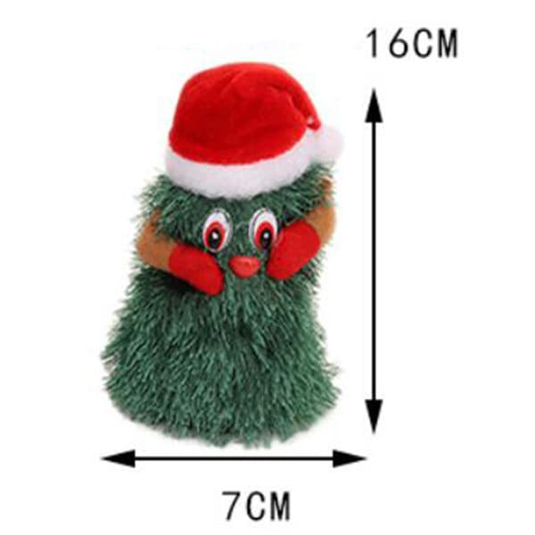Singing, electric, long-lasting, dancing Christmas tree toy – small size