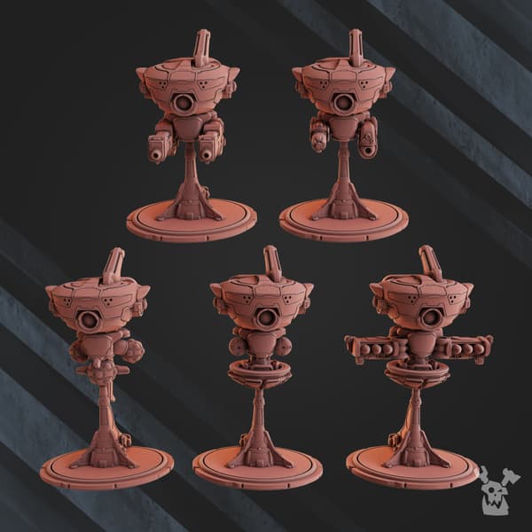 Black Sun Covenant Drones x5 DakkaDakkaStore
