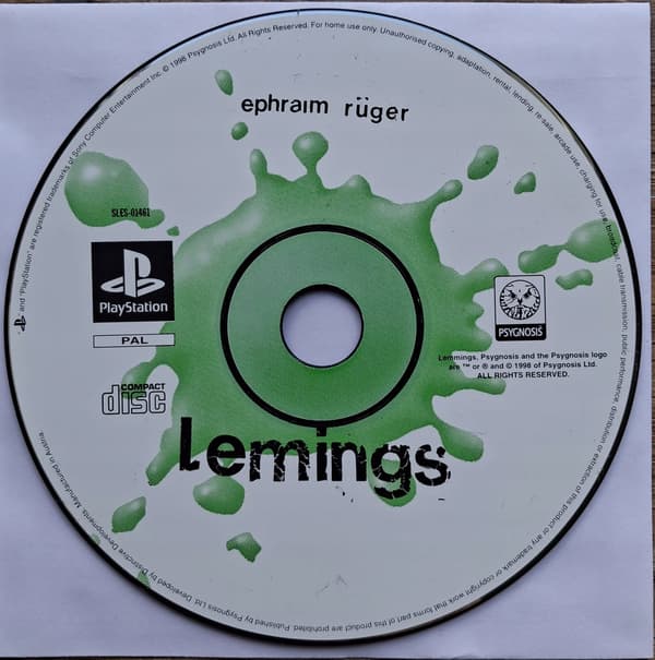 Lemmings PSX PS1 PlayStation gift
