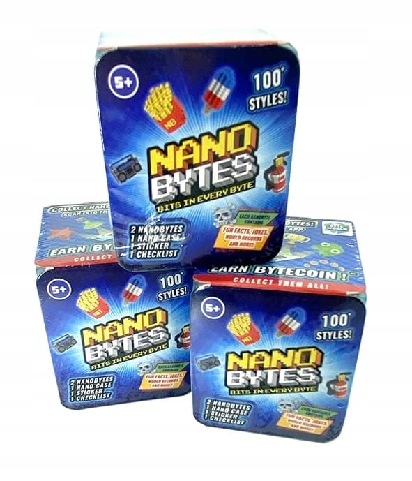 NANOBYTE BOX WITH TWO NANOBYTE FIGURINES