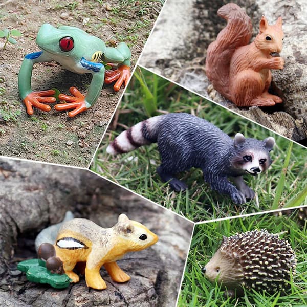 Plastic Forest Animals – Woodland Creatures Figurines for Children