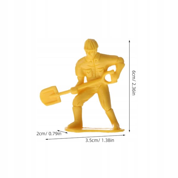 54 EDUCATIONAL FIGURINES OF WORKERS WITH TOOLS FOR CHILDREN