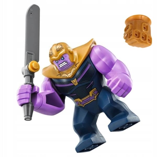 Lego 76107 @@@ THANOS + GAUNTLET @@@ minifigure + gauntlet