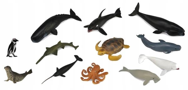 Collecta Sea Creatures Set 2 – Collecta plastic box