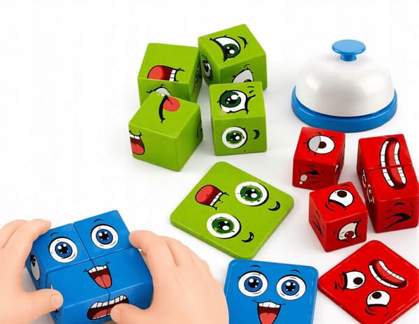 ARCOURSE LOGIC GAME: SMILIES, DICE, EMOTIONS, PUZZLE-SOLVING