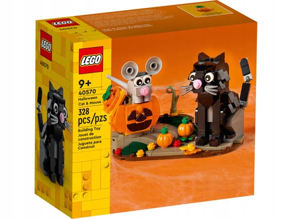 LEGO Cat and Mouse for Halloween, 328 pieces