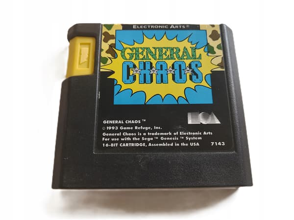 GENERAL CHAOS MEGA DRIVE ENG SEGA