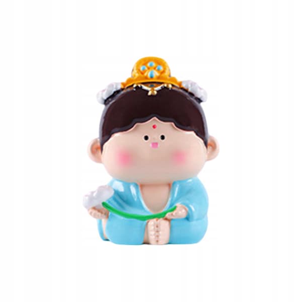 8x Adorable Cake Topper Figures – Unique Decorations: Cartoon Statues and Mini Models