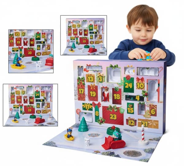 CHILDREN’S ADVENT CALENDAR – GIFT SET – PAW PATROL FIGURINES 2025