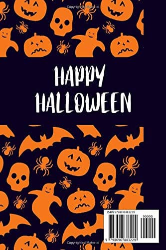 'Trick or Treat' notebook: Gift Ideas for a Halloween Party, Black-lined Notebook