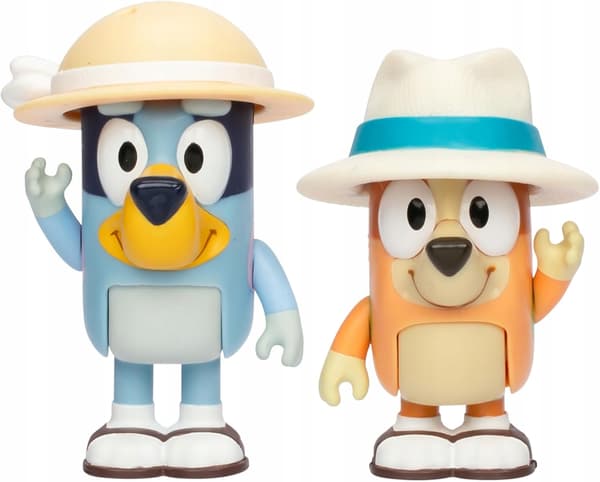 BLUEY BINGO FIGURINES 2-PACK FIGURINE SET HOLIDAY ACCESSORIES