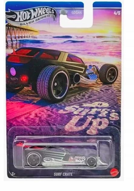 Surf Crate 1/64 SURF'S UP HW SILVER SERIES JCB68