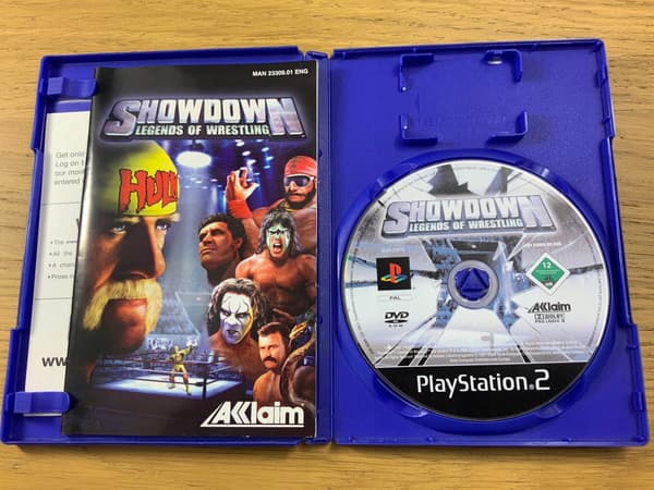 SHOWDOWN LEGENDS OF WRESTLING – db+ disc, complete PS2 set