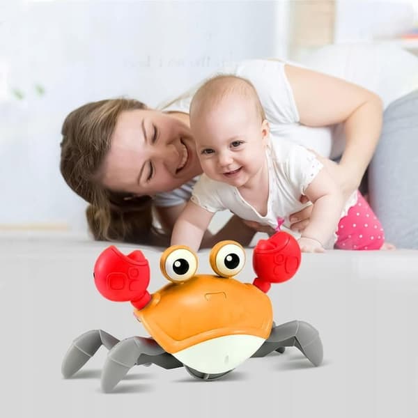 Aku. An interactive musical crab with a USB motion sensor