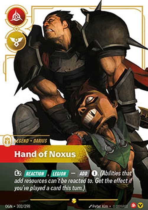 Riftbound OGN Darius, Hand of Noxus