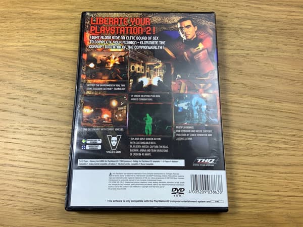 RED FACTION II Complete Set – IDEAŁ Disc – PS2