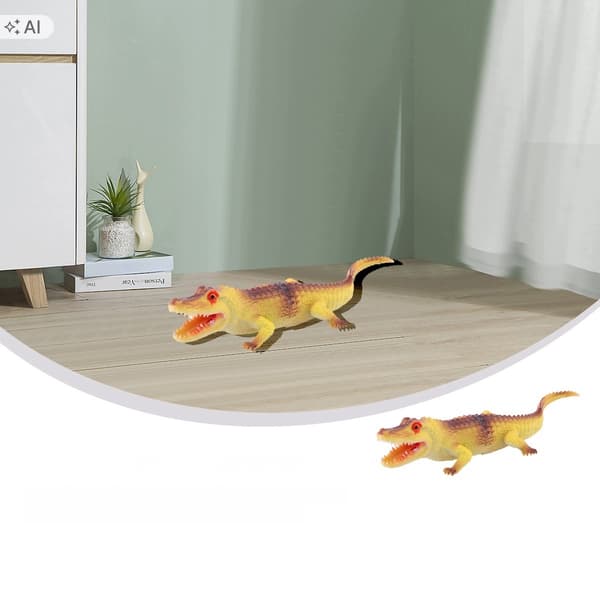 4 ALIGATOR-SHAPED TOYS FOR PLAY AND LEARNING