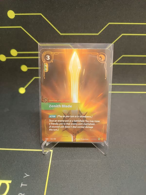 Riftbound TCG – OGN – Zenith Blade (262/298)