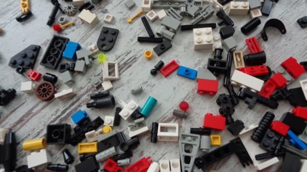 LEGO bricks, 278 grams