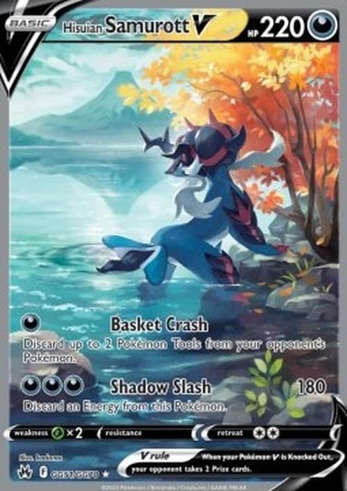 Pokemon Hisuian Samurott V