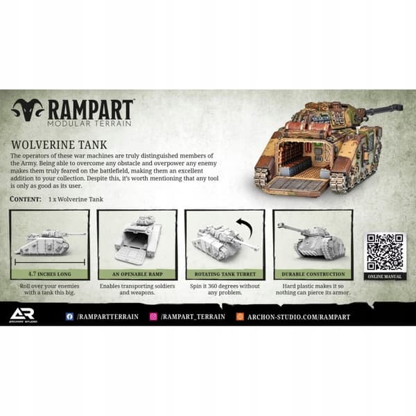 ARCHON STUDIO Wolverine Tank / RPG / Kampspill