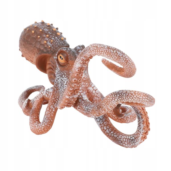 OCTOPUS FIGURINE – LARGE OCTOPUS MODEL – LEAF-SHAPED