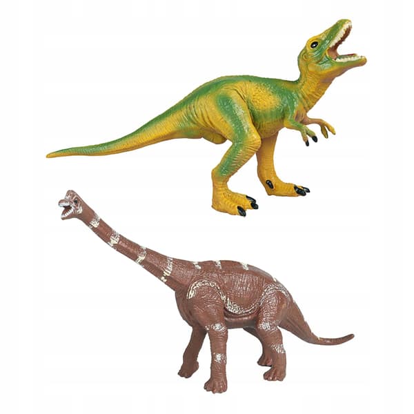 2x Realistic dinosaur figurines Play set Small dinosaur figurines for Style D
