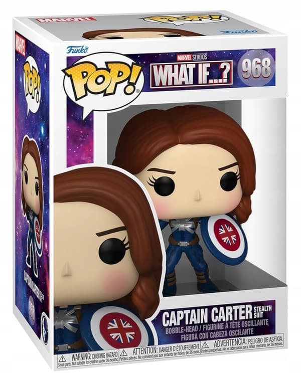 Funko Pop! Marvel What If? Captain Carter Stealth Suit 968 figurine