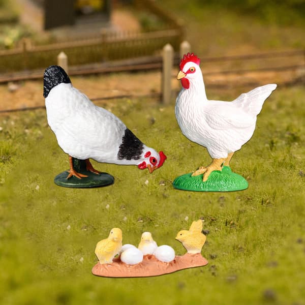 Realistic farm animals Figures Toy scenes Educational toys Decorations E