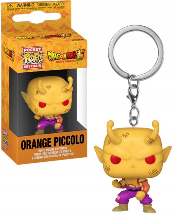Funko Pop! DBS SUPER HERO Orange Piccolo Keyring Figure
