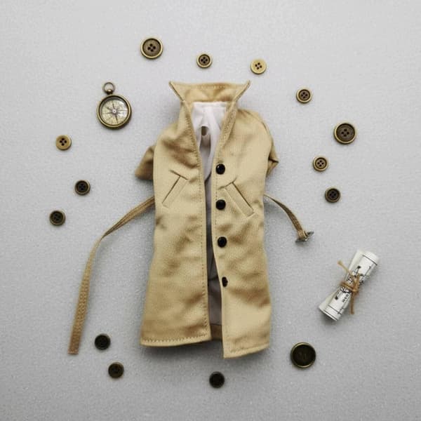 1/12 scale style coat. Inner figure jacket made from wire for black